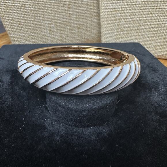 Sequin Nordstrom Multicolor Gold Tone Statement Enamel Bangle Bracelet # 211 - Picture 1 of 3